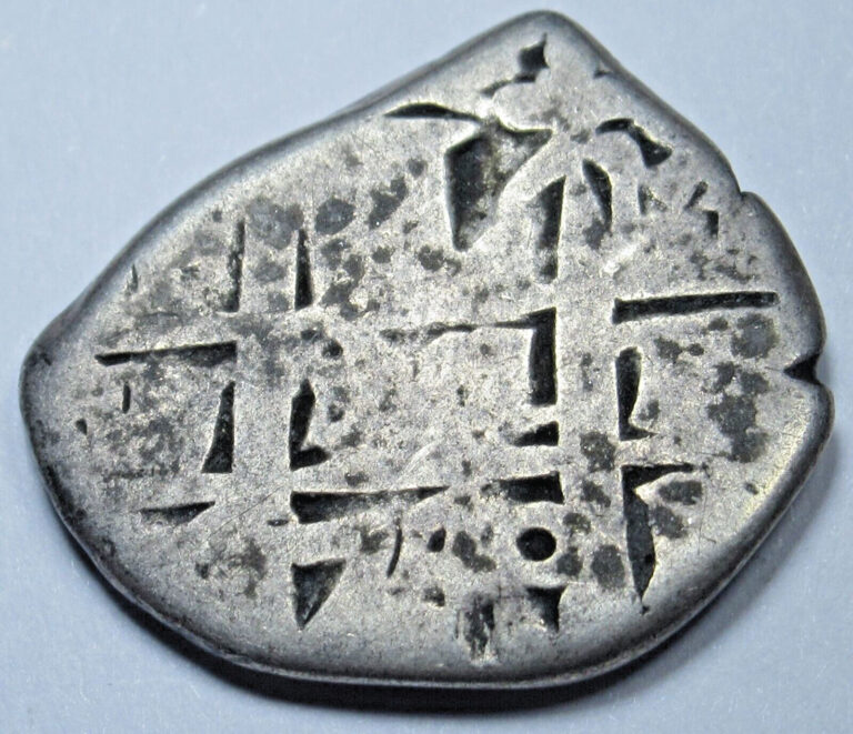 Read more about the article 1740 Spanish Bolivia Silver 1 Reales Colonial 1700s Old Pirate Treasure Cob Coin