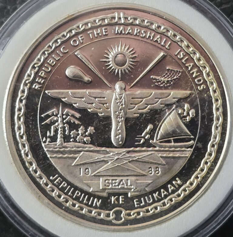 Read more about the article Marshall Islands 1988 $25 Deep Cameo Silver Proof Coin  Greg Louganis Perfect 10