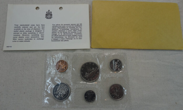 Read more about the article 1968 Canada Set 6 Coins RCM Original Cello Royal Canadian Mint