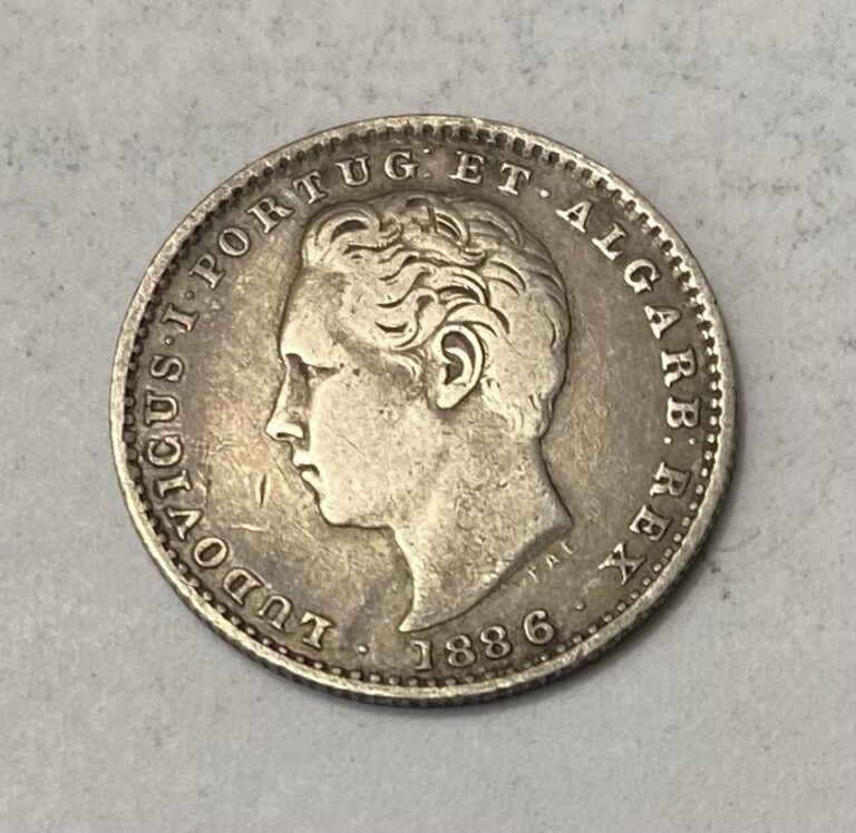 Read more about the article 1886 100 Reis Portugal-Silver – Higher Grade- Low Mintage