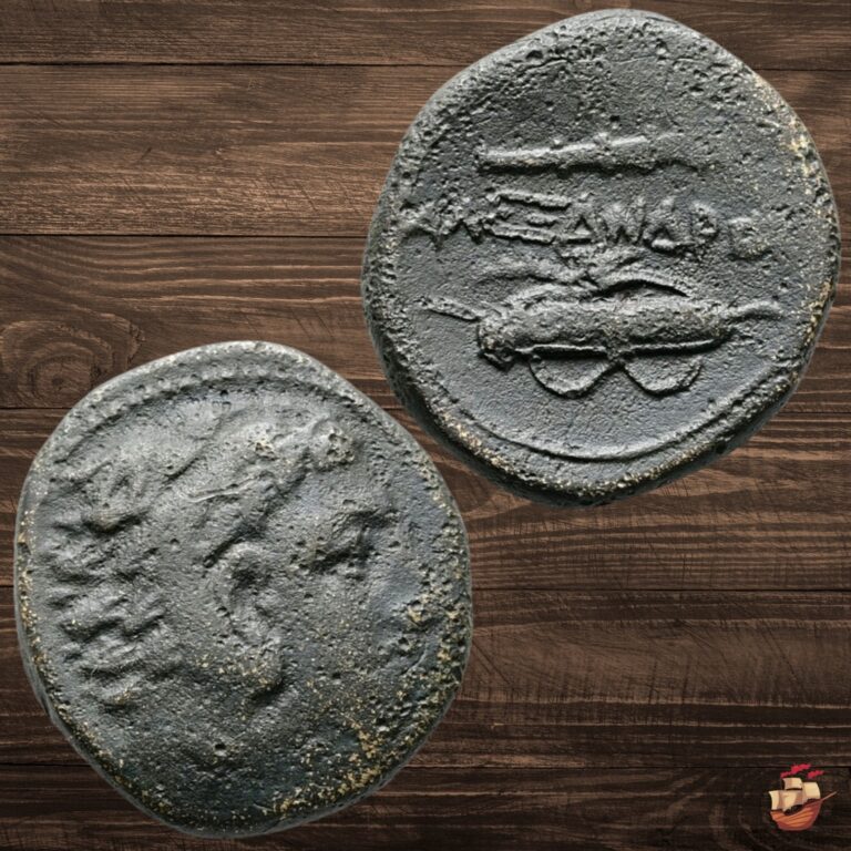 Read more about the article Ancient Greek Coin – Macedon Macedonia – Alexander the Great (336-323 BC) @O14