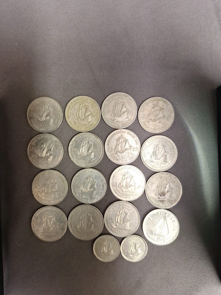 Read more about the article British Carabean Coin Lot 1955-1981  18 Coin Lot