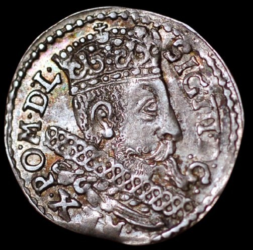 Read more about the article Poland Lithuania Commonwealth Trojak 3 Grosze 1598 Sigismund III Vasa 9252