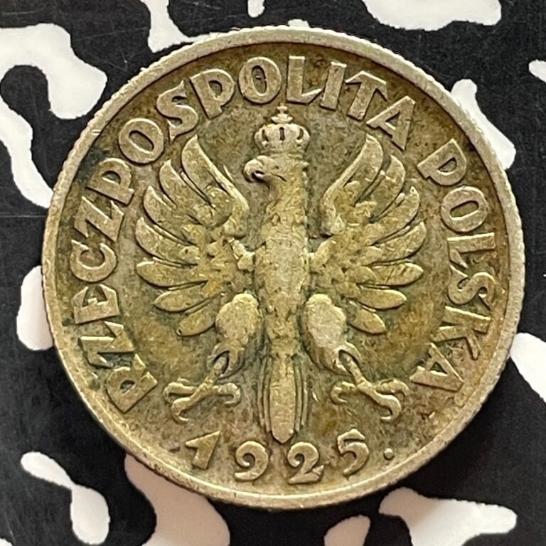 Read more about the article 1925 Poland 1 Zloty Lot#JM9355 Silver! Nice!