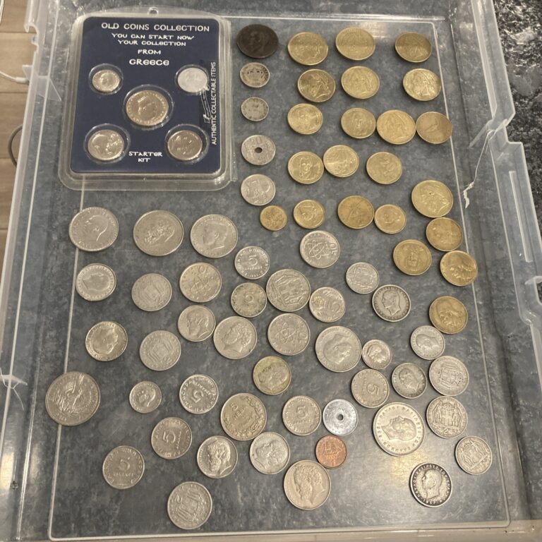 Read more about the article Diverse Collection Of Greek coins. Coin Grouping From Greece gg