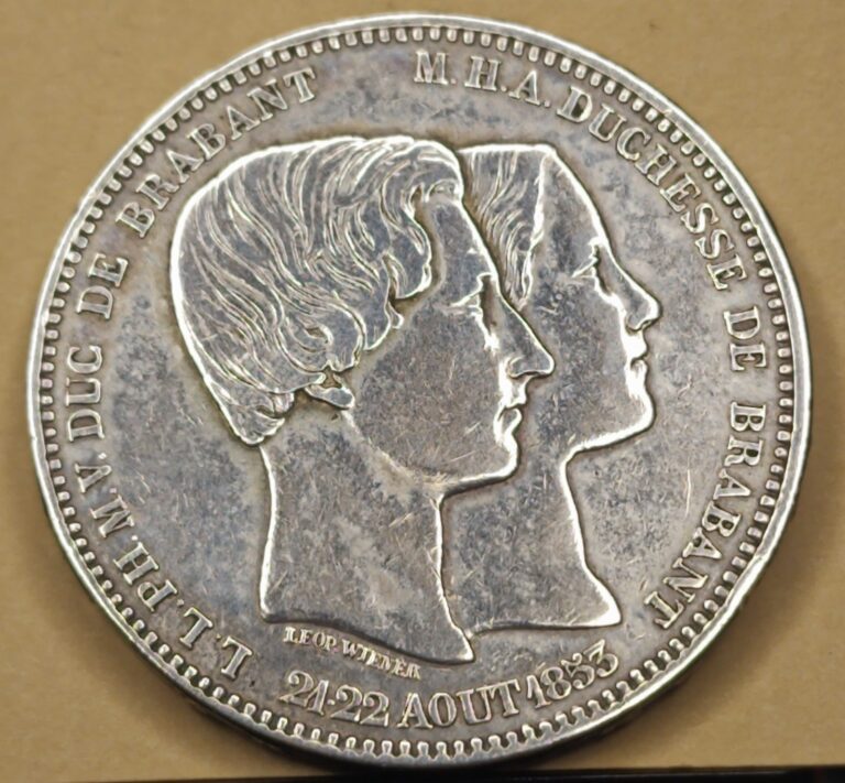 Read more about the article 1853 Belgium 5 Francs