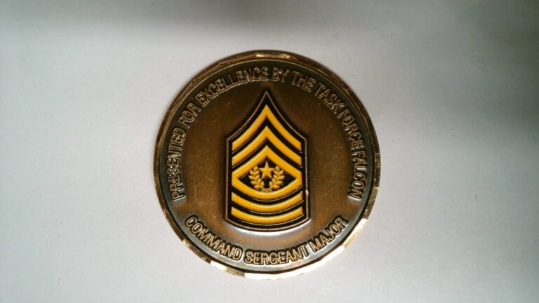 Read more about the article CHALLENGE COIN OLDER AIRBORNE TASK FORCE FALCON KOSOVO 2001 EXCELLENCE