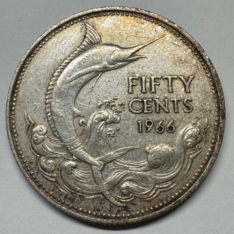 Read more about the article 1966 Bahamas 50 Cents Silver – Coin #C-020