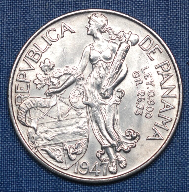 Read more about the article Panama 1947 Silver Balboa – XF Condition