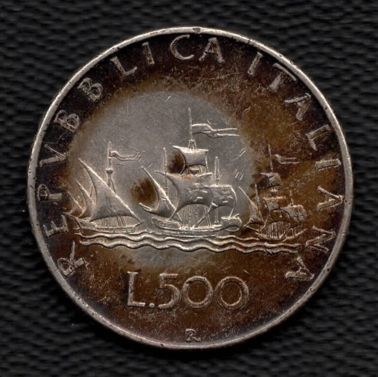 Read more about the article 1959 Italy 500 Lire Silver Coin Christopher Columbus’s ships