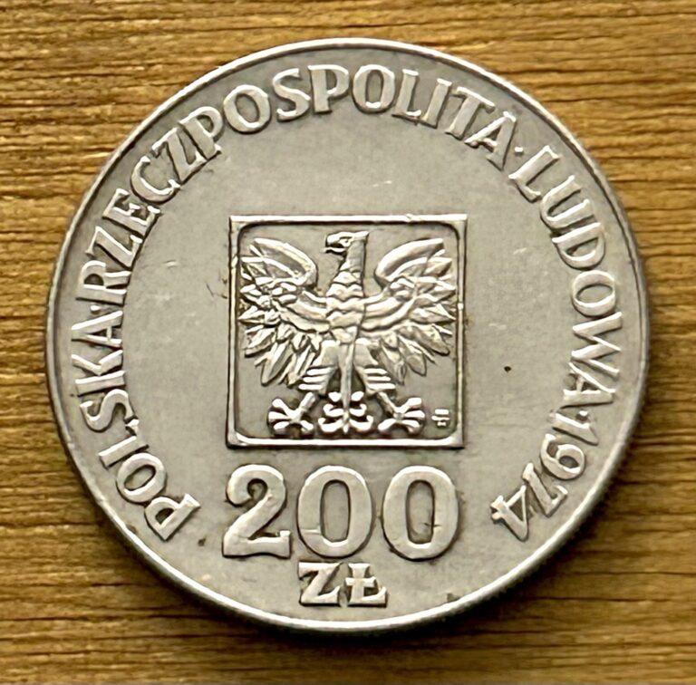 Read more about the article 1974 Poland 200 Zlotych .625 Silver Coin