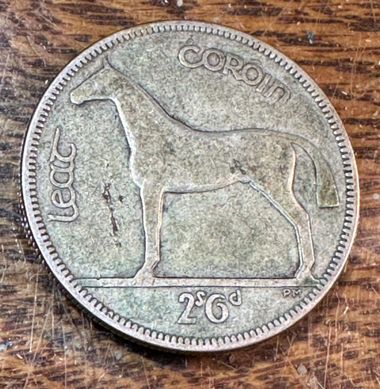 Read more about the article 1933 Ireland Half Crown Nice Original VF Mintage 336K KM-8 CHRC