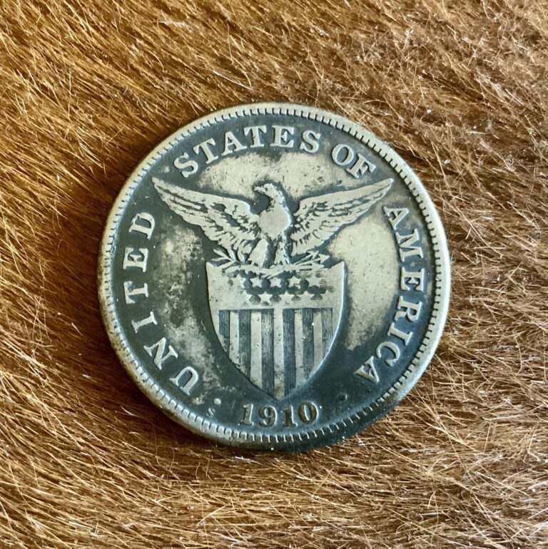 Read more about the article 1910 US-Philippines 1 Peso Silver Coin