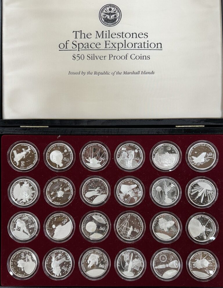 Read more about the article Milestones Of Space Exploration Marshall Islands 24 Silver Coins