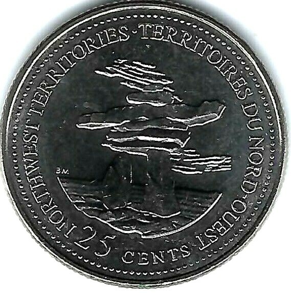 Read more about the article 1992 Canada Brilliant Uncirculated Northwest Territories 25C Quarter Coin!