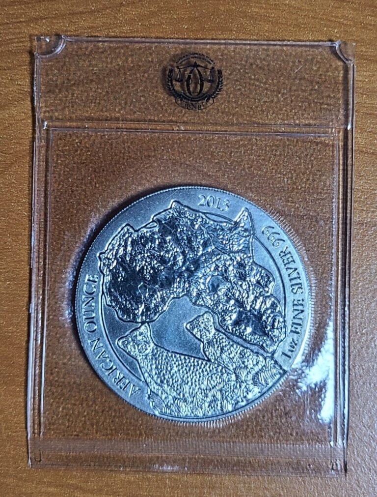 Read more about the article (1) 2013 Rwanda African Wildlife Cheetah BU 1 Oz .999 Silver Coin Sealed OGP