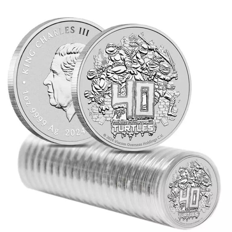 Read more about the article 2024 Tuvalu Teenage Mutant Ninja Turtles 40th Ann. BU 1 oz Silver Coin