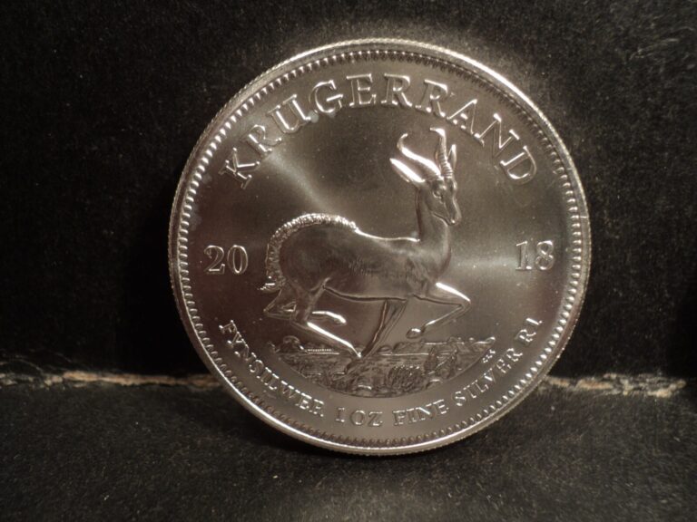 Read more about the article 2018 Krugerrand South Africa 1oz. .999 Silver Coin Round from roll