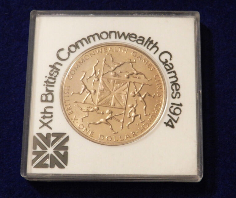 Read more about the article 1974 New Zealand One Dollar – Commonwealth Games Christchurch Coin – See PICS