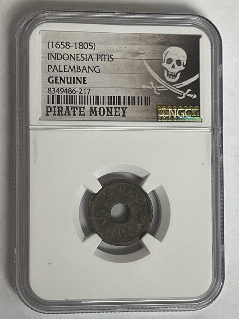 Read more about the article 1658-1805 Pirate Money Indonesia Pitis PALEMBANG  Certified  NGC Genuine #401