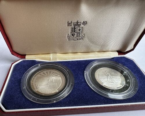Read more about the article 1978 Madagascar 10 and 20 Ariary Silver Coins  w/Royal Mint Display Box