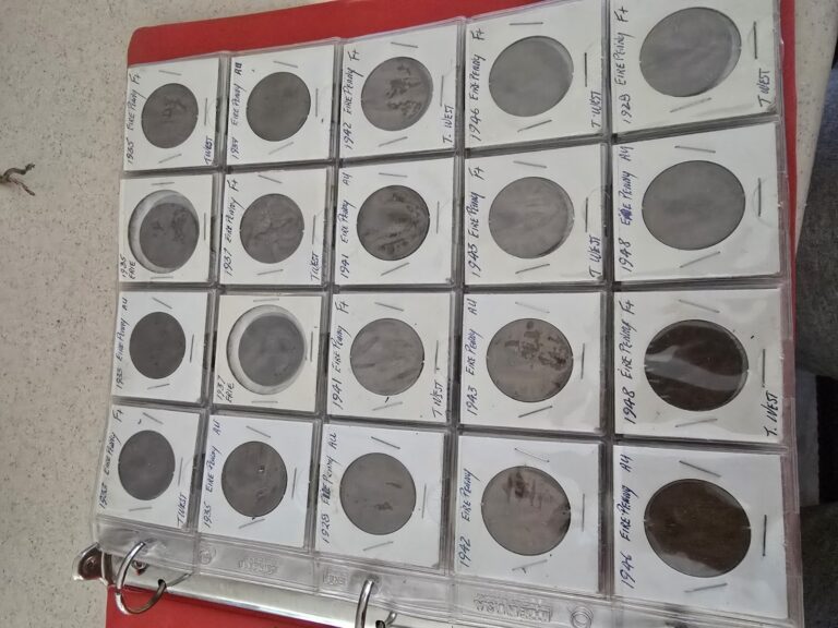 Read more about the article EIRE Coins Ireland Irish Collection Full binder 100ct. 1920-1970 Au Unc  other