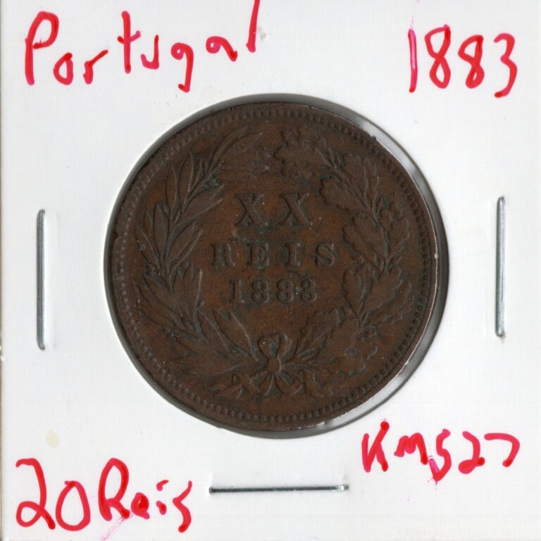 Read more about the article Coin Portugal (Kingdom) 20 Reis 1883 KM527