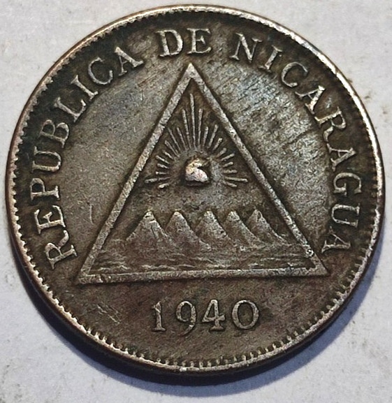 Read more about the article Nicaragua 1 Centavo 1940 – One Centavo of a Cordoba – Old Vintage Coin