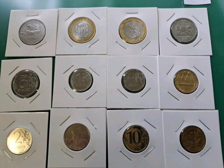 Read more about the article Russian Federation Coins Ruble   Lot 12 Pcs.#700/1d
