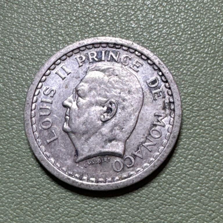 Read more about the article Monaco 1943 Aluminum 1 Franc Coin (KM.#120)