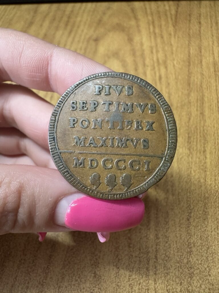 Read more about the article Coin Vatican City Pius VII 1 Baiocco 1801 AQ