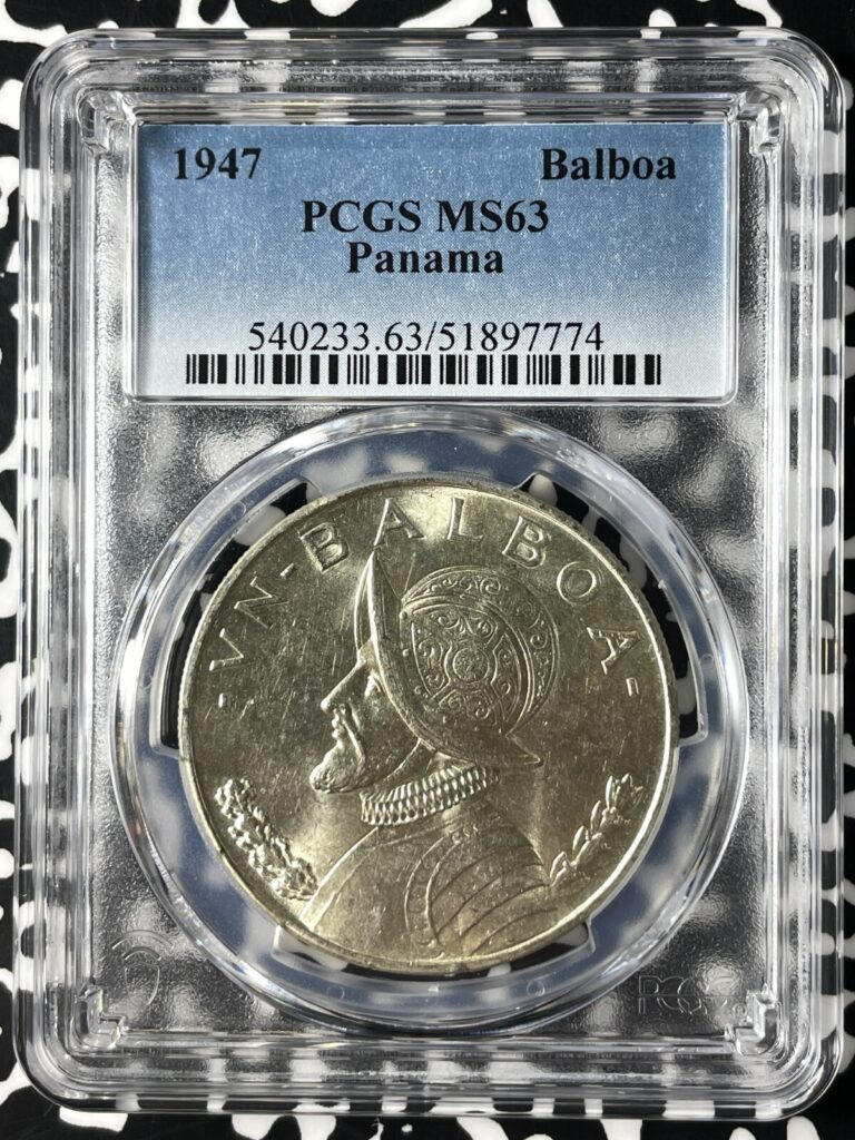 Read more about the article 1947 Panama 1 Balboa PCGS MS63 (Many Available) (1 Coin Only) Silver!