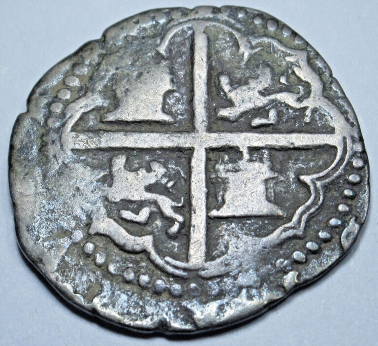 Read more about the article 1593-95 Philip II Bolivia Rare RL Assayer 1 Reales 1500s Spanish Silver Cob Coin