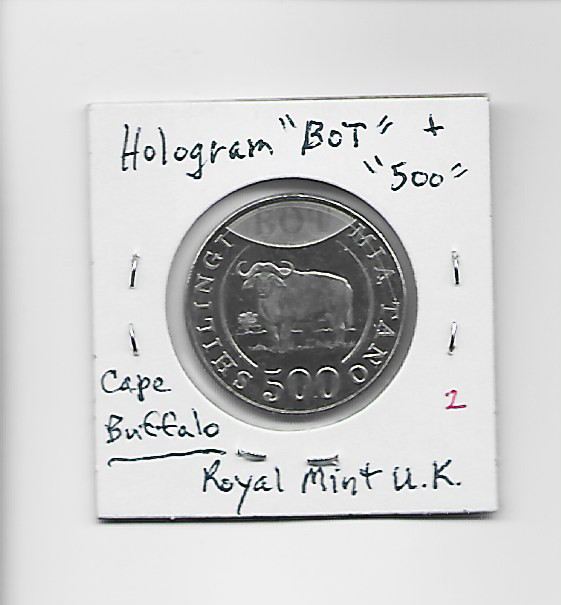 Read more about the article Tanzania 500 Shilingi 2014 1ST President Zanzibar and Cape Buffalo Hologram BOT500