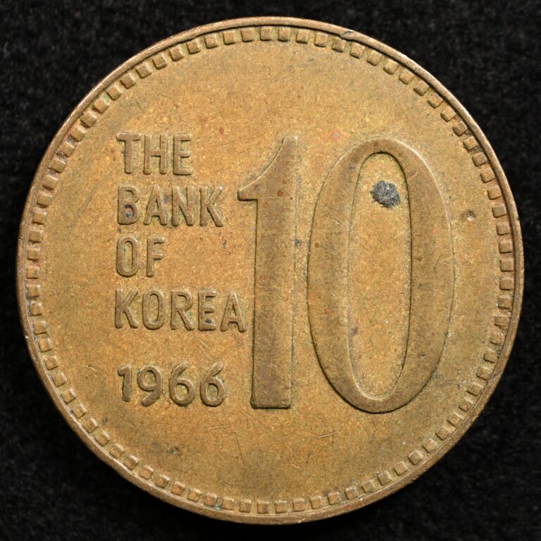 Read more about the article South Korea 10 Won 1966  Coin  Inv#I289