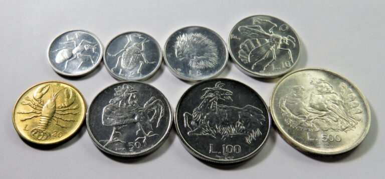 Read more about the article San Marino Set of 8 Coins 1974  KM 30-37