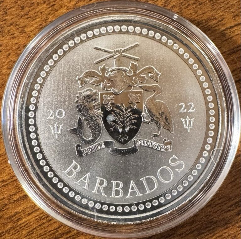 Read more about the article 2022 Barbados 1 oz .999 Fine Silver Trident