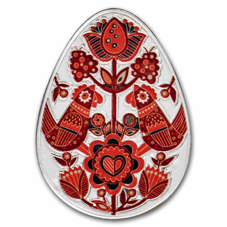 Read more about the article 2024 Republic of Ghana 1 oz Silver Ukrainian Pysanka: Svitanok