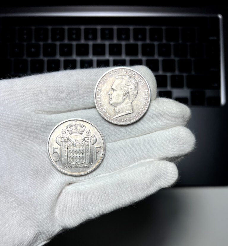 Read more about the article Rare 5 Francs coins from Monaco – Rainier III – 1960 and 1966