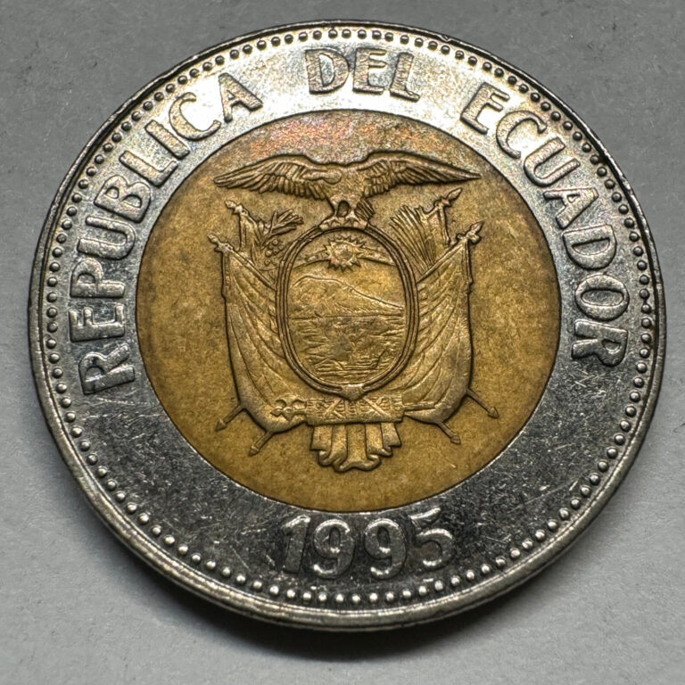 Read more about the article 1995 Ecuador 100 Sucres – Antonio José de Sucre – Beautiful Coin – #A-009-B