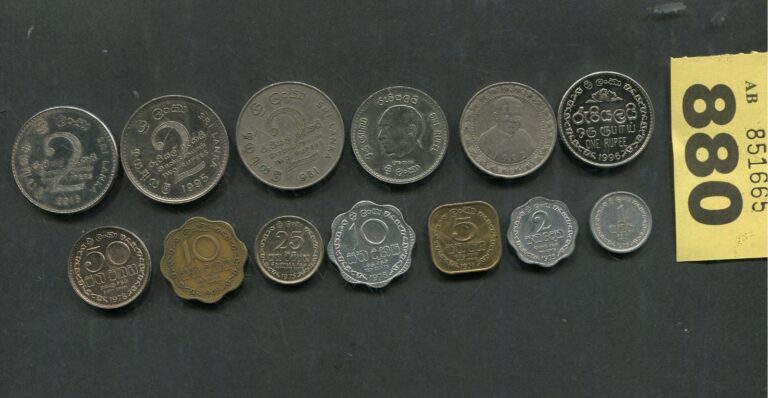 Read more about the article Set of   13   coins of  Sri Lanka