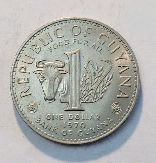 Read more about the article 1970 Guyana 1 Dollar FAO World Coin
