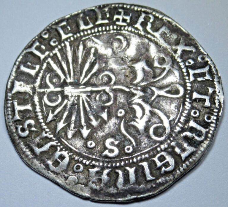 Read more about the article 1400’s-1500’s Ferdinand Isabella Spanish Silver 1 Reales Antique Columbus Coin