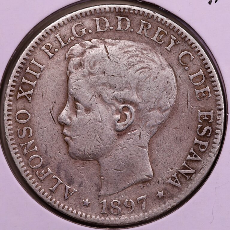 Read more about the article 1897 Philippines 1 Peso ***RARE ORIGINAL SILVER COIN***