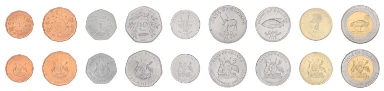 Read more about the article Uganda 1-1000 Shillings 9 Pieces Set  1987-2015  Mint