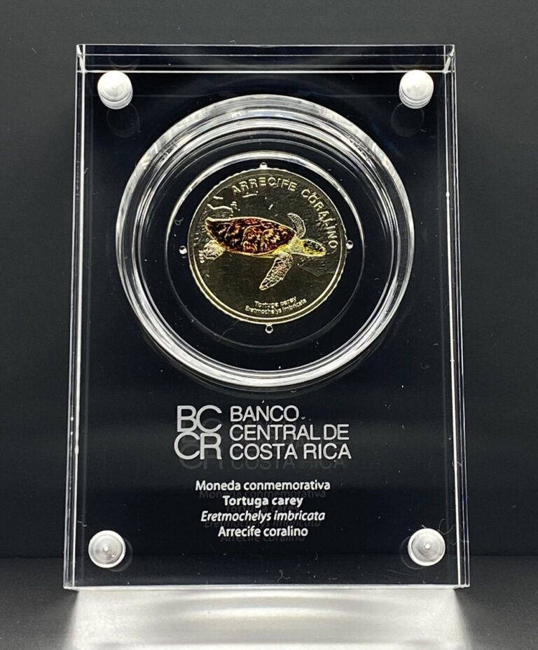Read more about the article 🇨🇷 COSTA RICA • 50 COLONES 2023 (2025) • TORTUGA CAREY (FAUNA OF ECOSYSTEMS)