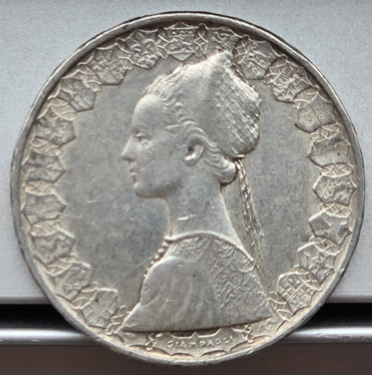 Read more about the article Italy 1958R 500 Lire Silver Coin