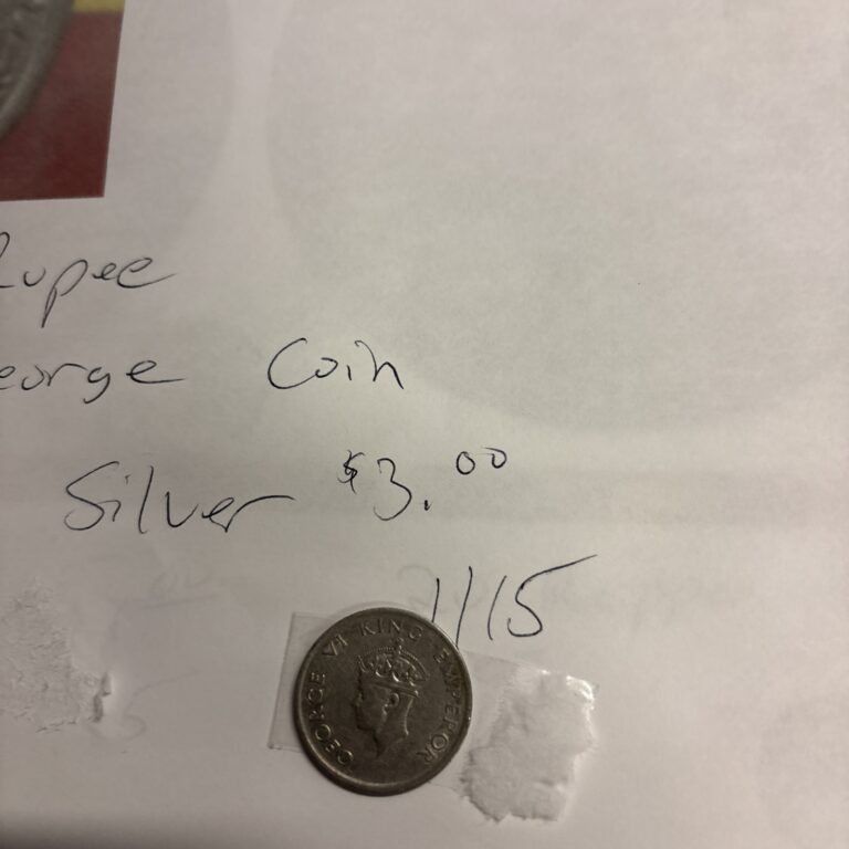 Read more about the article British India 1947 1/2 Rupee
