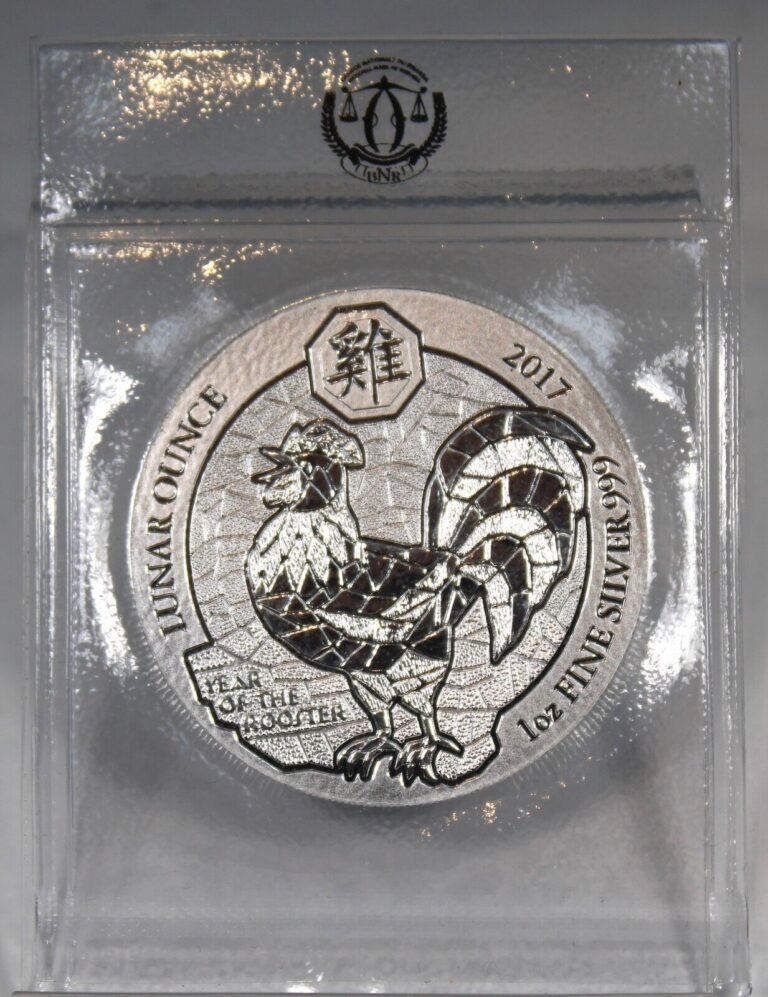 Read more about the article Rwanda  2017 Lunar Series Silver 1 oz  Year of the Rooster Mint Sealed !!