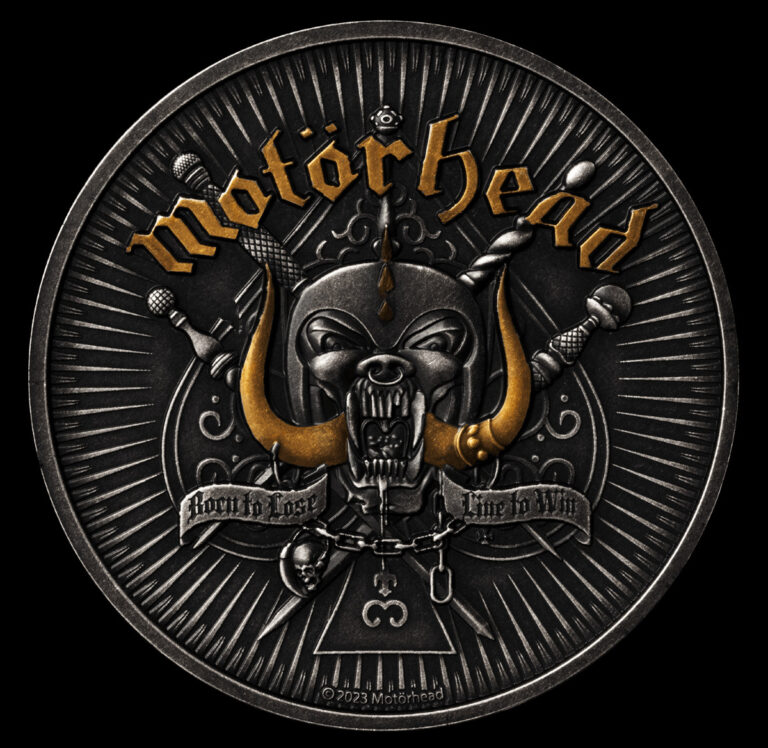 Read more about the article 2024 Barbados Motorhead 1 oz Silver Black Antiqued Gilded Coin